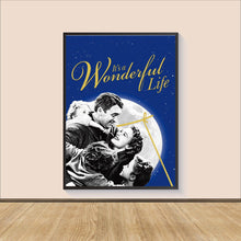 It's a Wonderful Life Movie Poster Print, Canvas Wall Art, Room Decor, Movie Art, Gifts for HimHer, Wall Art Print, Vintage Film Art 1555664822