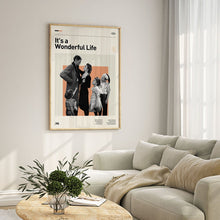 It's a Wonderful Life Movie Poster  Minimalist  Midcentury Poster  Wall Art Print  Retro Movie Poster 1716751868