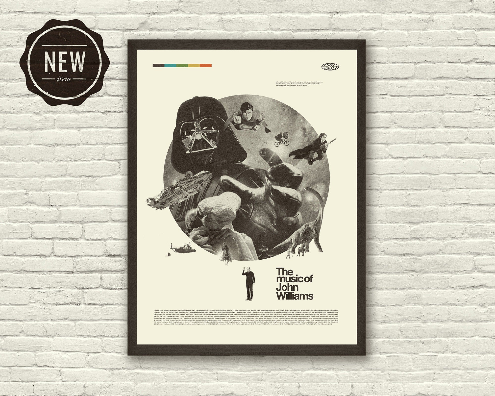 JOHN WILLIAMS Inspired Art Print Poster - 18 x 24 Lithograph