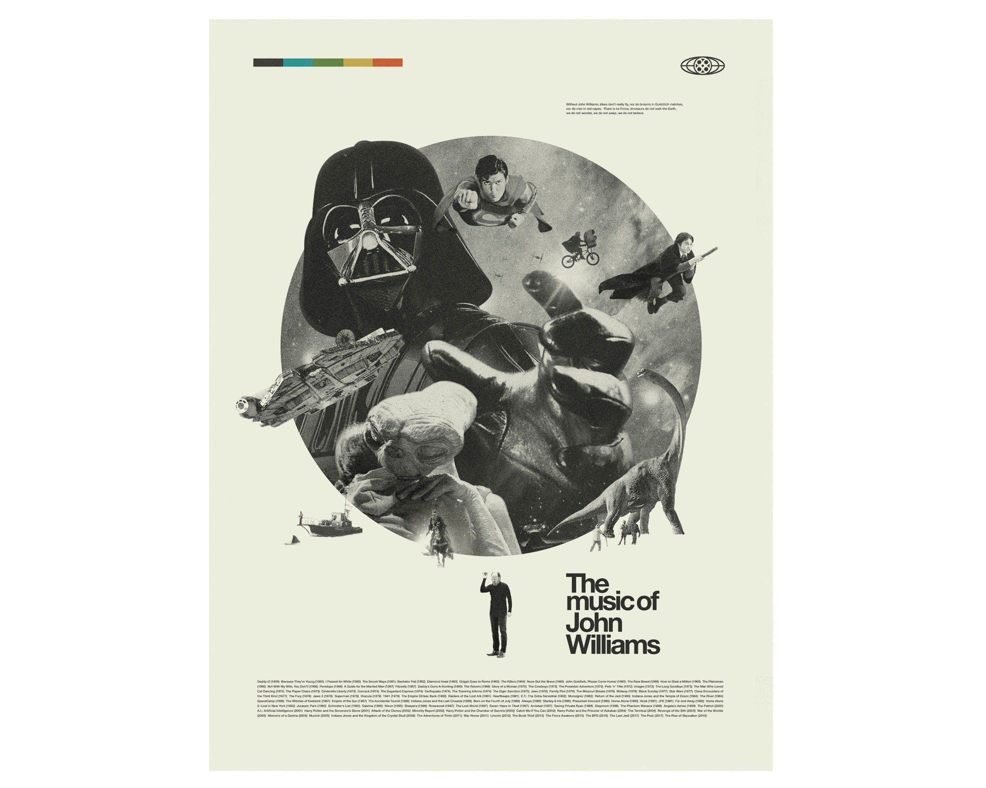 JOHN WILLIAMS Inspired Art Print Poster - 18 x 24 Lithograph