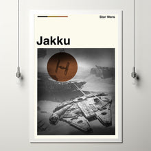 Jakku Movie Poster, Jakku Film, Jakku Poster, Star Wars Film, Retro Poster, Room Decor, Printable Art, Digital Art, Wall Art, Home Decor
