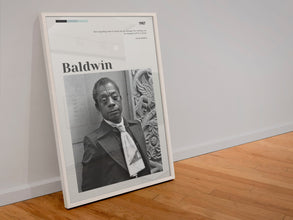 James Baldwin Poster Wall Art Quote Vintage Writer Black Activist Notes of a Native Son  Poster  Art Gift 1564730945