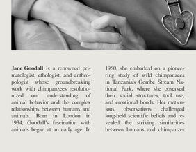 Jane Goodall Wall Art Primatologist Poster  Anthropologist Poster  Jane Goodall Poster  Poster  Art Gift 1702176201