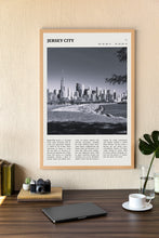 Jersey City New Jersey Wall Art Poster Poster  Black White Jersey City New Jersey Poster  Poster  Art Gift 1699641475