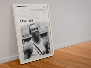 Jesse Owens Poster Wall Art Olympic gold medals in 1936 Quote James Cleveland   Poster  Art Gift 1564736057 3068