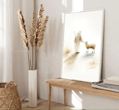 Jesus Leaves 99 Shepherd Holy Print Bible Story Wall Art Gift Living Room Home Easter Print Poster Canvas Christian Scripture Decor Prints 1651546938