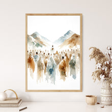Jesus Sermon on the Mount Canvas Wall Art Poster Holy Modern Bible Verse Art Gift Watercolor Boho Christian Scripture Print Easter Print 1657096411
