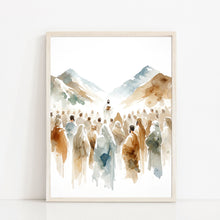 Jesus Sermon on the Mount Canvas Wall Art Poster Holy Modern Bible Verse Art Gift Watercolor Boho Christian Scripture Print Easter Print 1657096411