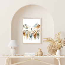 Jesus Sermon on the Mount Canvas Wall Art Poster Holy Modern Bible Verse Art Gift Watercolor Boho Christian Scripture Print Easter Print 1657096411