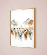 Jesus Sermon on the Mount Canvas Wall Art Poster Holy Modern Bible Verse Art Gift Watercolor Boho Christian Scripture Print Easter Print 1657096411