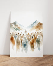 Jesus Sermon on the Mount Canvas Wall Art Poster Holy Modern Bible Verse Art Gift Watercolor Boho Christian Scripture Print Easter Print 1657096411
