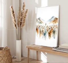 Jesus Sermon on the Mount Canvas Wall Art Poster Holy Modern Bible Verse Art Gift Watercolor Boho Christian Scripture Print Easter Print 1657096411