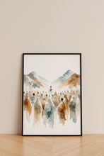 Jesus Sermon on the Mount Canvas Wall Art Poster Holy Modern Bible Verse Art Gift Watercolor Boho Christian Scripture Print Easter Print 1657096411