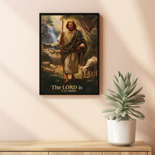 Jesus The Lord is my shepherd Poster, Jesus Wall Art,  Christan Wall Art, Christan Gift Art