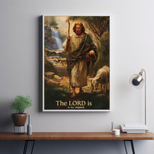 Jesus The Lord is my shepherd Poster, Jesus Wall Art,  Christan Wall Art, Christan Gift Art