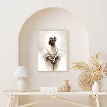 Jesus in Chains The Crucifixion Poster Bible Wall Art Boho Modern Minimalist Christian Gift Watercolor Scripture Canvas Print Easter Print 1660677704