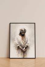 Jesus in Chains The Crucifixion Poster Bible Wall Art Boho Modern Minimalist Christian Gift Watercolor Scripture Canvas Print Easter Print 1660677704