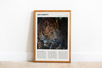 Jim Corbett National Park Wall Art Poster India Poster Jim Corbett National Park  Black White Poster  Art Gift 1699762327