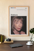 Joan Didion Poster Wall Art  Poster  Art Gift Quote Portrait Joan Didion Vintage Writer journalist 1561364426