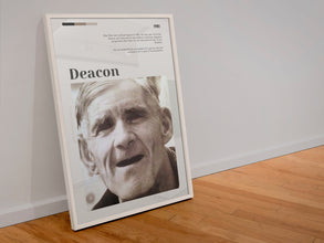 Joey Deacon Poster Wall Art Quote Blue Peter Joseph John Deacon   Poster Art Gift 1565801401