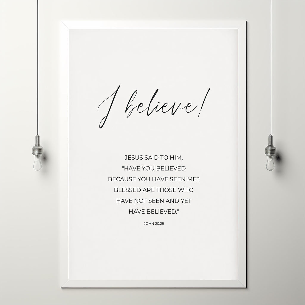 John 2029 Poster Easter Bible Verse Wall Art Minimalist Faith Scriptu John 2029 poster easter bible verse wall art minimalist faith scriptu