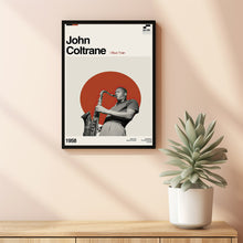 John Coltrane Poster, John Coltrane Movie, Blue Train Film, Vintage Modern, Vintage Poster, Minimalist Art, High Quality, Aesthetic Poster
