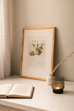 John 15 Wall Art, I Am the Vine You Are the Branches Wall Print, Bible Verse Wall Art, Vintage Scripture Poster, Christian Home Decor 1464553914