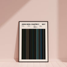 John Wick Chapter 2 Movie Barcode Print, John Wick 2 Print, John Wick 2 Poster, John Wick 2 Wall Art, John Wick 2 Art Print 1653424526