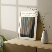 John Wick Chapter 4 Movie Barcode Print, John Wick Chapter 4 Print, John Wick Chapter 4 Poster, Movie Buff Gifts 1655086255