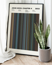 John Wick Chapter 4 Movie Barcode Print, John Wick Chapter 4 Print, John Wick Chapter 4 Poster, Movie Buff Gifts 1655086255