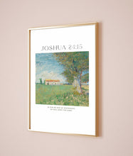 Joshua 2415 Canvas Wall Art Poster Modern Minimalist Vintage Bible Painting Quote Print Christian Scripture Living Room Home Decor Frame 1687792643