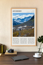 Jotunheimen National Park Wall Art  Poster Norway Jotunheimen National Park Black White Poster Art Gift 1700215623