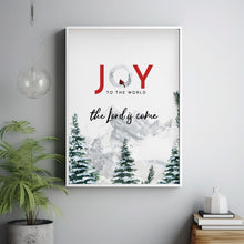 Joy To The World Christmas Decor - 'The Lord Is Come' Festive Wreath for Holiday Cheer