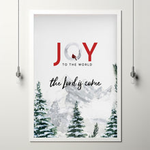 Joy To The World Christmas Decor - 'The Lord Is Come' Festive Wreath for Holiday Cheer