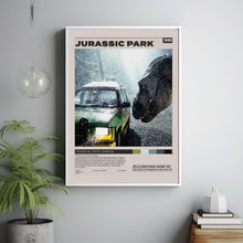 Jurassic Park, Steven Spielberg, Minimalist Movie Poster