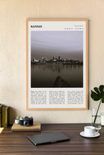 Kansas State Wall Art  Poster Kansas Black White Poster  Poster Art Gift 1681286966