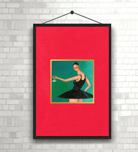 Kanye West Dark Twisted Fantasy Poster High Quality Print Photo Wall Art Canvas Cloth Multi size - 16x24 1512167530