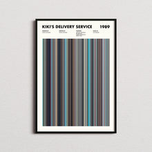 Kikis Delivery Service Movie Barcode Print, Kikis Delivery Service Print, Kikis Delivery Service Poster, Studio Ghibli Poster 1664222389
