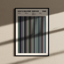 Kikis Delivery Service Movie Barcode Print, Kikis Delivery Service Print, Kikis Delivery Service Poster, Studio Ghibli Poster 1664222389