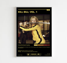 Kill Bill Movie Poster  Kill Bill Vol 1  Minimalist Movie Poster  Vintage Retro Art Print  Custom Poster  Wall Art Print  Home decor 1604589415 - Copy