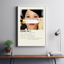 Kill Bill Vol. 1 Poster Art Print Movie Posters Gift for Movie lovers 1