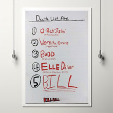 Kill Bill Vol. 1 Poster Art Print Movie Posters Gift for Movie lovers 2