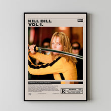 Kill Bill Vol. 1, Quentin Tarantino, Minimalist Movie Poster