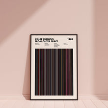 Killer Klowns From Outer Space Movie Barcode Print, Killer Klowns From Outer Space Print, Killer Klowns From Outer Space Poster 1687622903
