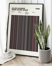Killer Klowns From Outer Space Movie Barcode Print, Killer Klowns From Outer Space Print, Killer Klowns From Outer Space Poster 1687622903