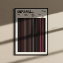 Killer Klowns From Outer Space Movie Barcode Print, Killer Klowns From Outer Space Print, Killer Klowns From Outer Space Poster 1687622903