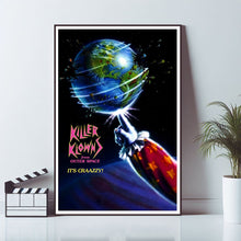 Killer Klowns From Outer Space Movie Poster, Canvas Material Gift, Home Decor, Live Room Wall Art, High Quality Reproduction, Keepsake 1604017662