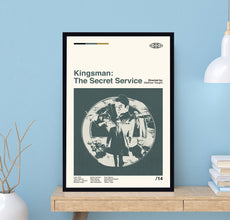 Kingsman The Secret Service Poster, Matthew Vaughn, Retro Movie Poster, Minimalist Art, Vintage Poster, Modern Art, Wall Decor, Home Decor 1690717008