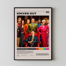 Knives Out Poster, Rian Johnson, Minimalist Movie Poster