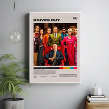Knives Out Poster, Rian Johnson, Minimalist Movie Poster